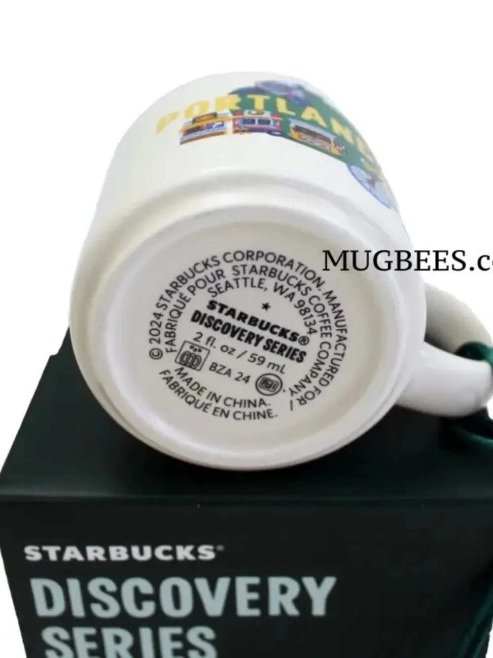 Starbucks Discovery Series Ornament Portland Ceramic Demi Cup 2 oz NWT